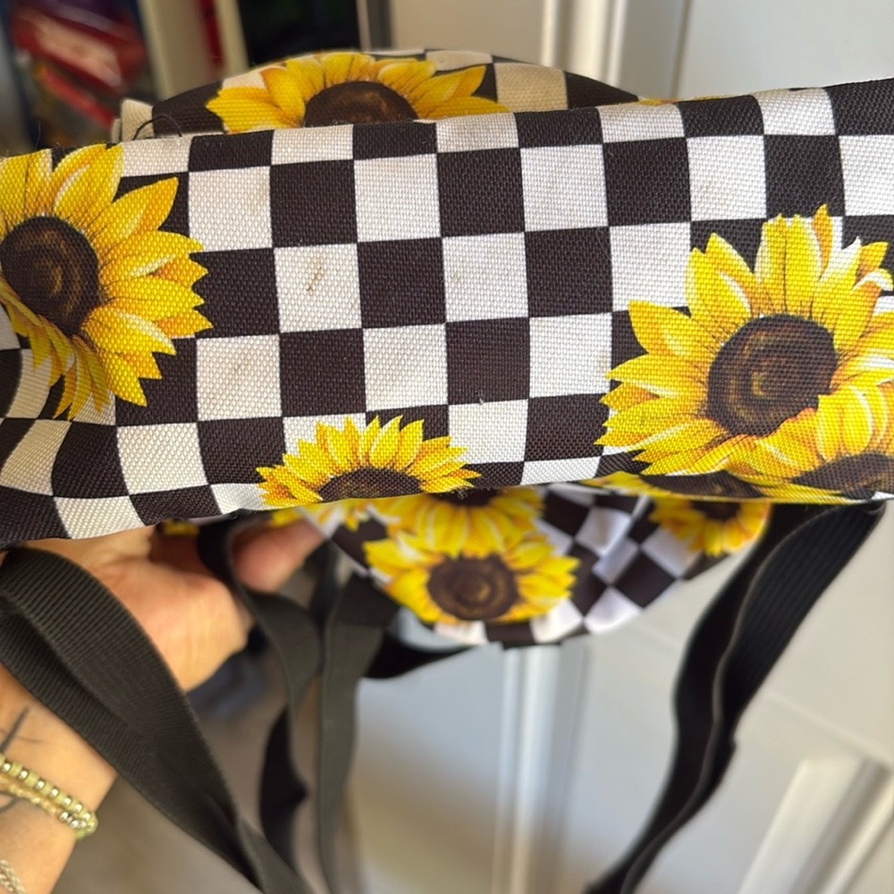 Vans Checkered Sunflower Mini Backpack - image 5